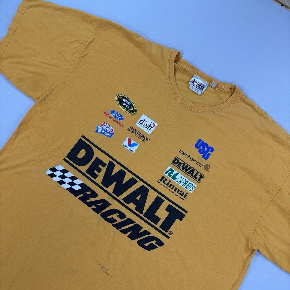 Matt Kenseth #17 Dewalt 2008 Practice NASCAR Racing T-shirt 2XL